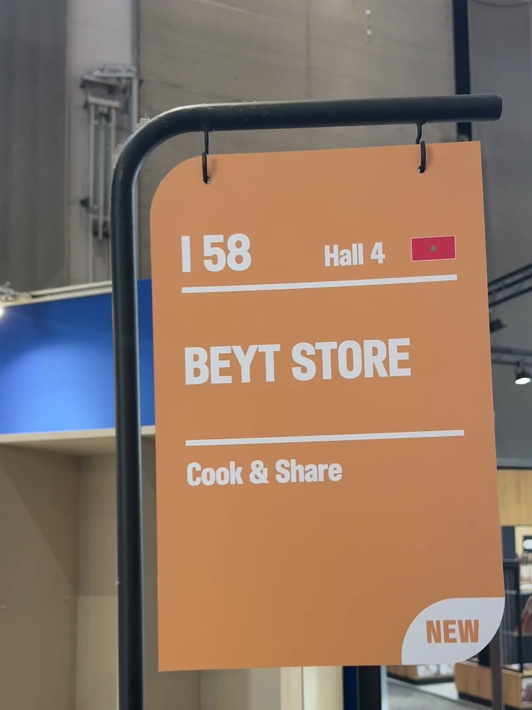 L’enseigne du stand, I 58, Hall 4, BEYT STORE, secteur Cook & Share