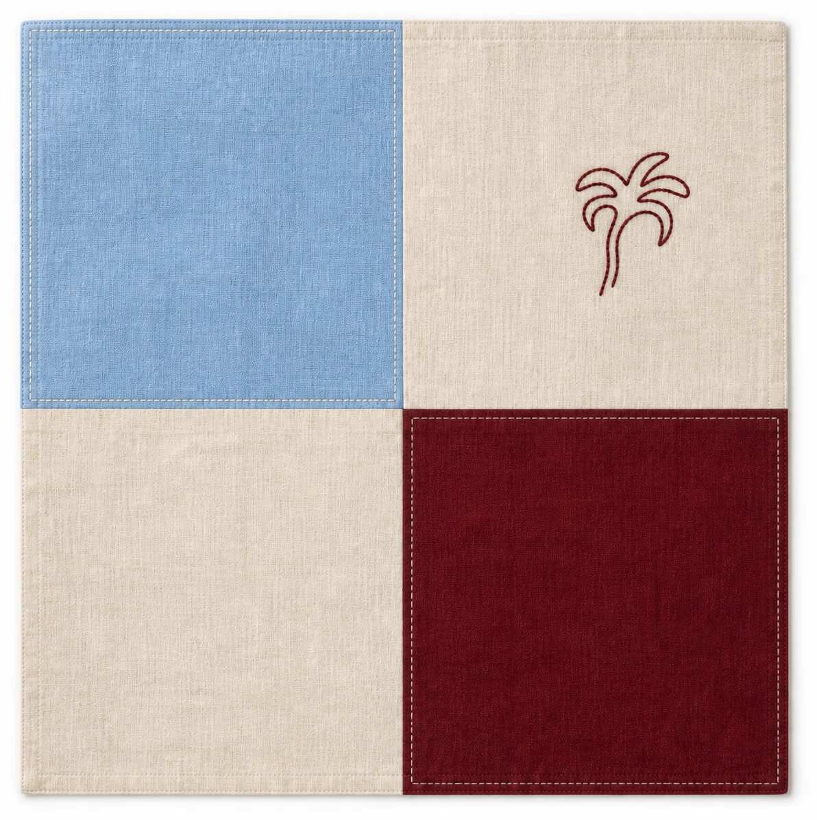 Serviette Trame, coloris Vendange